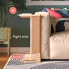 Corner End Table with Cat Scratch Panel