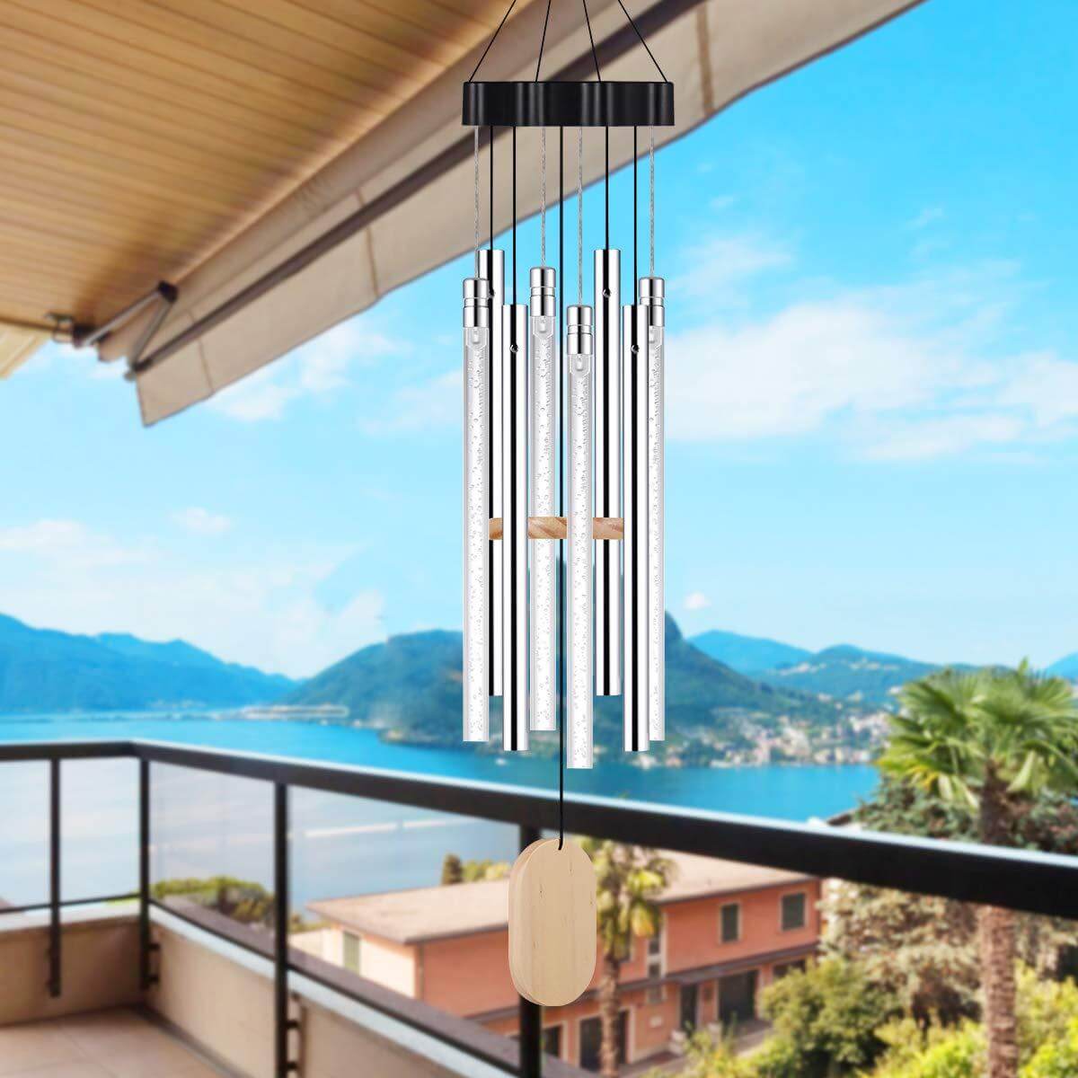Lumora- Solar Led windgong met kleuren