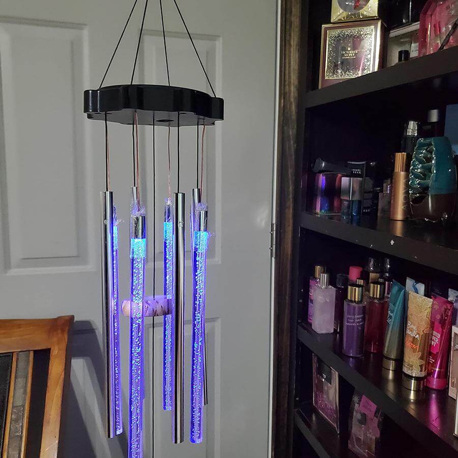 Lumora- Solar Led windgong met kleuren